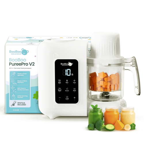 BooBoo Baby Pureepro V2 5 in 1 Baby Food Maker Steamer and Bottle Warmer