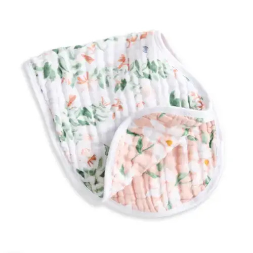 aden + anais butterfly garden essentials cotton muslin burpy bib