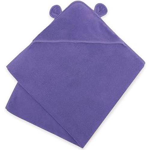 Natemia Premium Hooded Baby Bath Towel - Hooded Baby Towels Made with Organic Cotton from Turkey, Newborn Baby Towel with Hood, Ultra Soft Baby Towels, Hooded Baby Towels Girl, Boy, Baby Essentials