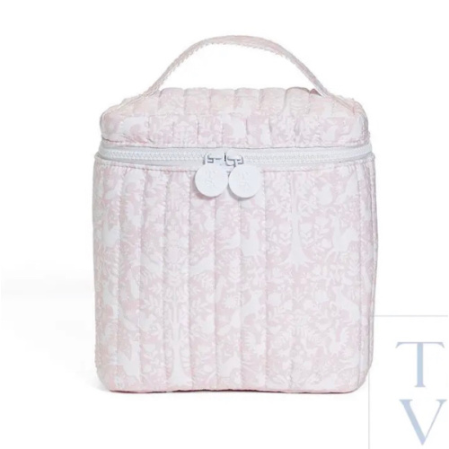 Quilted Go Go Lunch Insulated Bag - Woodland Pink