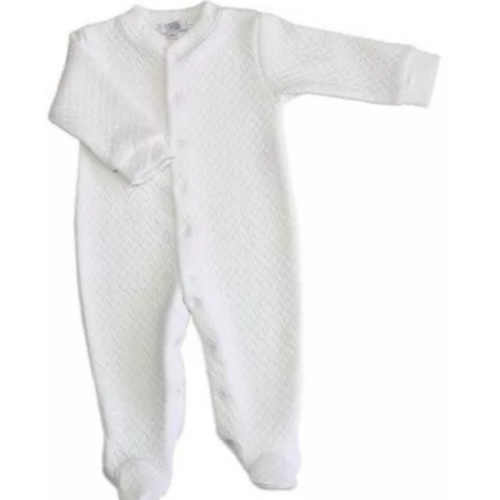 Unisex Basket Weave Baby Footie - Baby