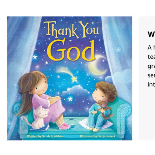 Thank You, God – A Sweet Gratitude Board Book for Babies & Toddlers Ages 0 and up | Faith-Based Rhyming Story with Gentle Illustrations (Tender Moments Series)