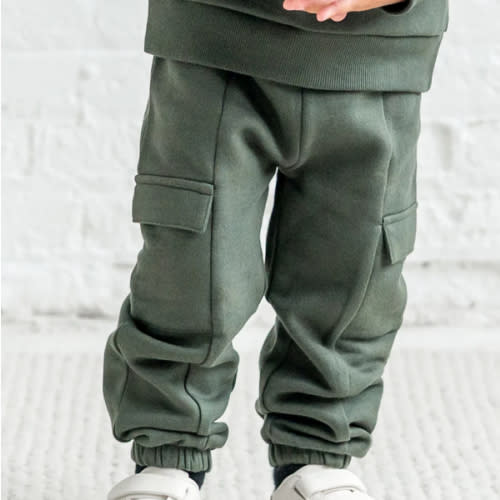 Dallis Fleece Cargo Sweatpants