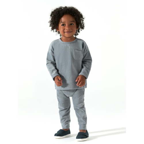 Modern Moments by Gerber Baby Boy or Girl Gender Neutral Long Sleeve Velour Top & Pant, 2-Piece Outfit Set, Sizes 0/3-24 Months