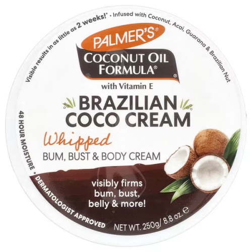 Palmer's, Coconut Oil Formula® with Vitamin E, Brazilian Coco Cream, Whipped, 8.8 oz (250 g) - Walmart.ca