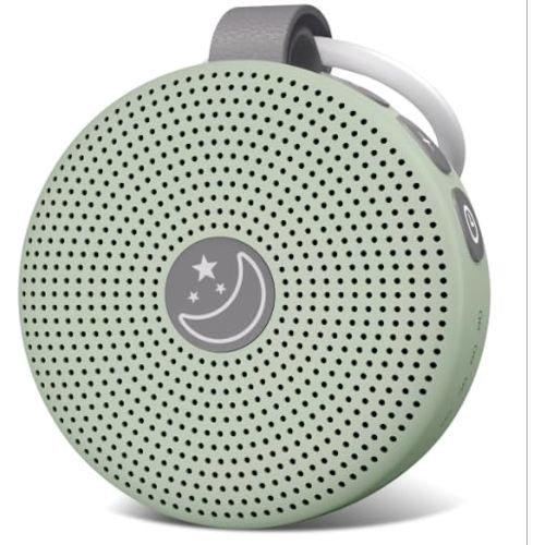 Sound Machine Mini Portable Baby White Noise Machine with 30 Soothing Sounds for Kids Adults Auto-Off Timer 32 Volume Levels Rechargeable Brown Noise Sleep Machine for Home Office Privacy and Travel