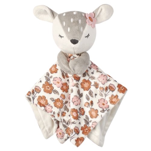 Modern Moments by Gerber Baby & Toddler Girl or Boy Gender Neutral Plush Security Blanket, Deer