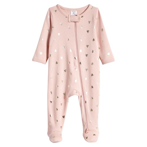 Print Cotton Footie, Newborn