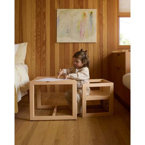Toddler Table and Reversible Chair Set by Piccalio® - Kid Forward Furniture