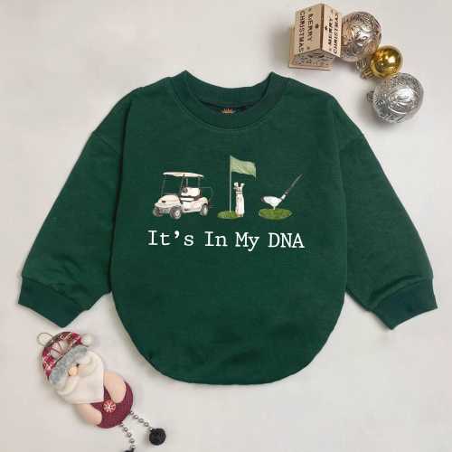 Golf It’s In My DNA Baby Romper, Custom Funny Sport Newborn Outfit, Golf Baby Clothes, Baby Shower Gift for Golf Lovers, Baby Coming Home