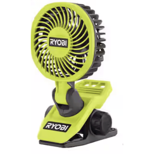 RYOBI USB Lithium Clamp Fan Kit with 2.0 Ah USB Lithium Battery and Charging Cable FVF51K