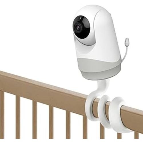 HelloBaby Baby Monitor Mount,Universal Monitor Stand Holer HB40/HB65/HB6250/HB6339/HB6351/HB6550 and More Monitor Cameras,Twist Mount No Tools or Wall Damage Indoor Outdoor