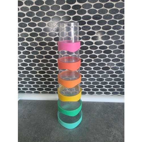 Nesting Stacking Drip Drop Cups - Lovevery Pre-Loved