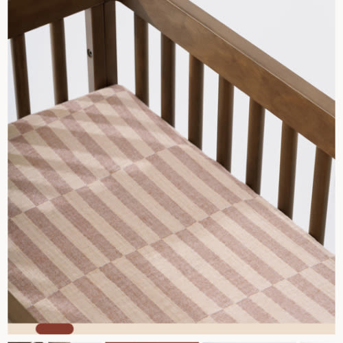 Babyletto All-Stages Bassinet Sheet in GOTS Certified Organic Muslin Cotton