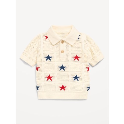 Short-Sleeve Sweater-Knit Polo for Baby