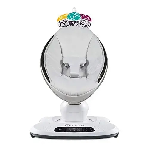 4moms mamaRoo 4 Multi-Motion Baby Swing – Smart Bluetooth Rocker with Five Unique Movement Options