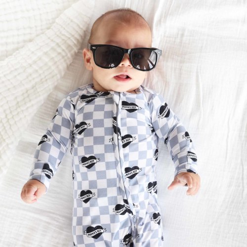 Mamas Boy Zipper Footie