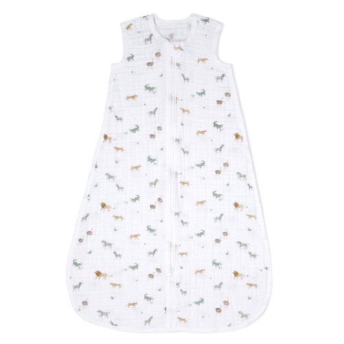 aden + anais organic cotton light sleep sack TOG 1.0 safari dreams