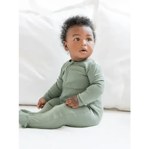 Peyton Zipper Sleeper - Thyme