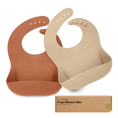 2-Pack Prep Silicone Bibs