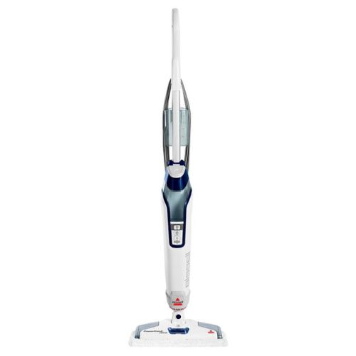 BISSELL PowerFresh Deluxe Steam Mop - Brite White/Sapphire Blue -1806: Electric Floor Steamer, 1500W, 25ft Cord