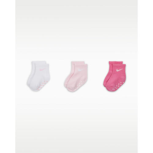 Nike Baby Swoosh Ankle Gripper Socks (3-Pairs). Nike.com
