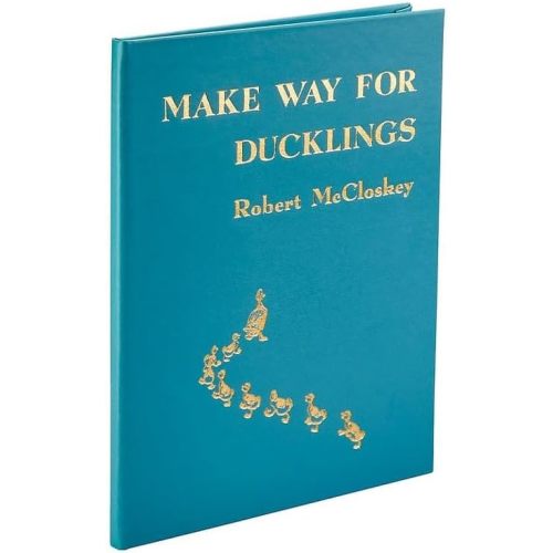 Graphic Image Make Way for Ducklings Keepsake Edition in Hand-Tooled Luxe Leather -