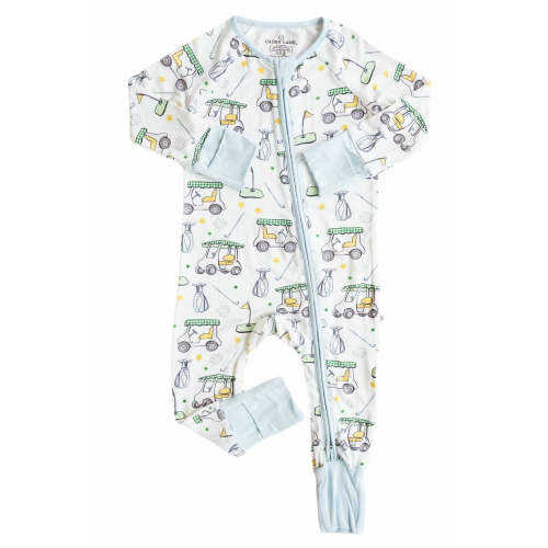 Country Club Cuties Convertible Zip Romper | Blue