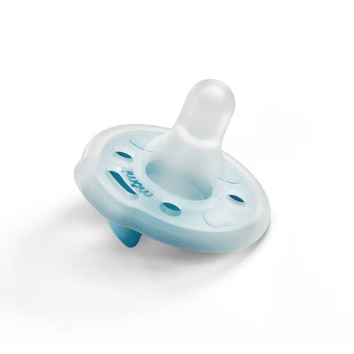 mōmi babypace® breast-like pacifier in serene lagoon teal