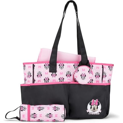 Disney Baby Multi-Functional Travel Tote Diaper Bag with Changing Pad