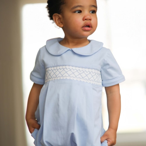 The Bella Bean | Rosebud Pink Plaid Easter Bubble