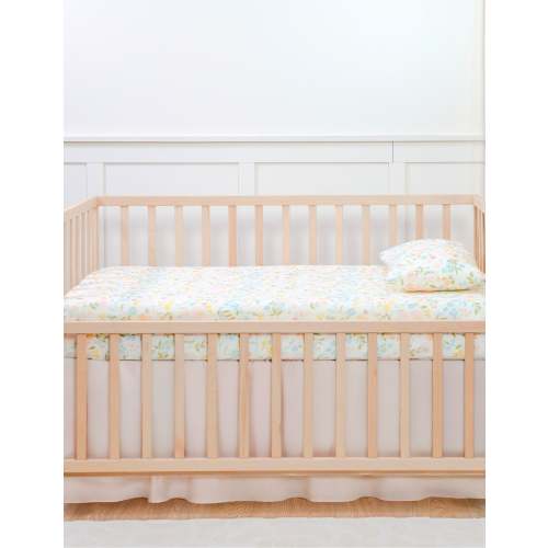 Pink Crib Bed Skirt