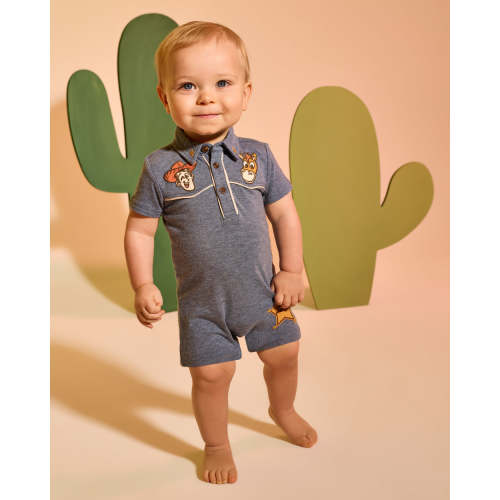 Disney & Pixar The Roundup Gang Polo Shorty Romper