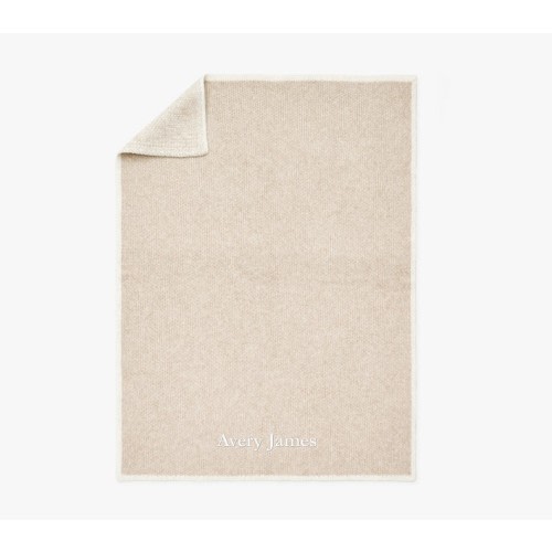 Border Soft Touch Knit Baby Blanket