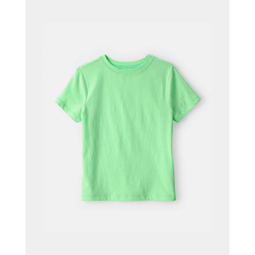 Kids Solid T-Shirt - Green | Carter's