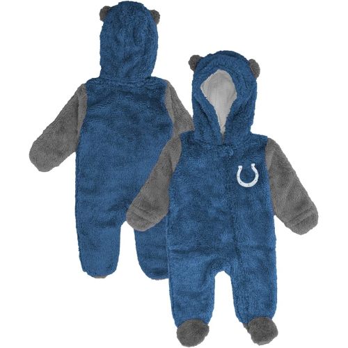 Outerstuff Newborn & Infant NFL Stay Napping Fleece Bunting Full-Zip Sleeper