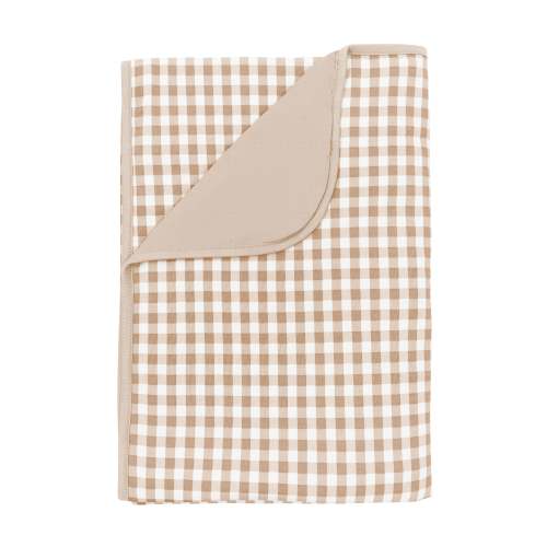 Toddler Blanket in Gingham Bisque 1.0