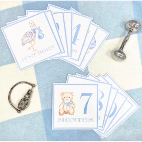 Sir Proper's Month Markers - Buckhead Blue