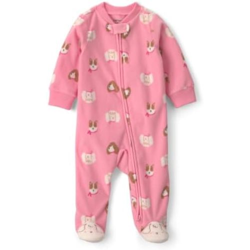 Carter's Baby Girls' Fleece Sleep and Play
