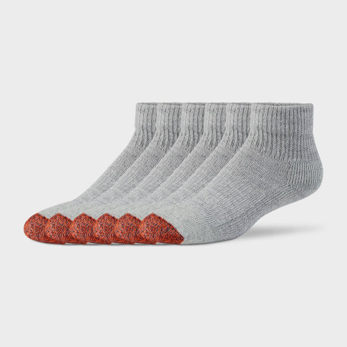 Men's Everyday 6-Pack Midweight Quarter Socks
