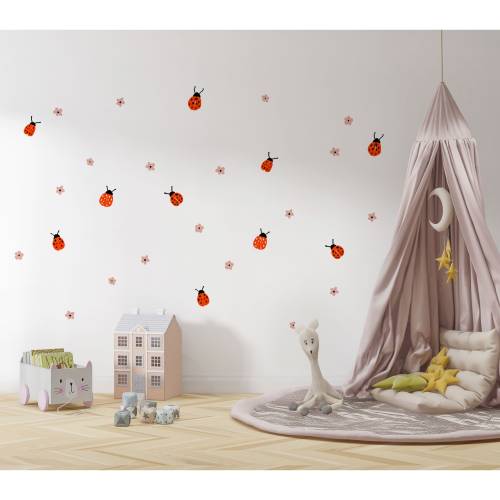Ladybug Wall Decals: Ladybird Nursery Decor