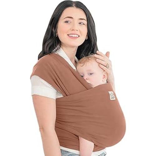 KeaBabies Baby Wrap Carrier - All in 1 Original Baby Carrier Newborn To Toddler Sling, Easy to Wear, Hands Free Bonding, Lightweight, Breathable Infant Wraps (Forest)