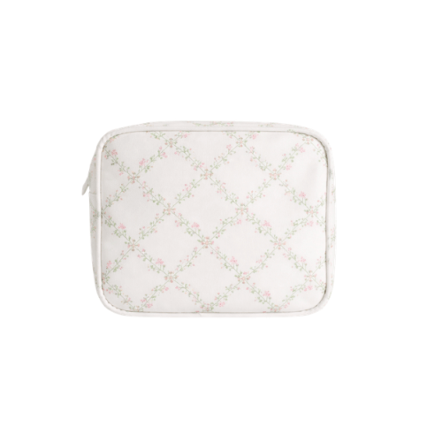 Rosy Trellis | Small Cosmetic Pouch – Baby Dunn