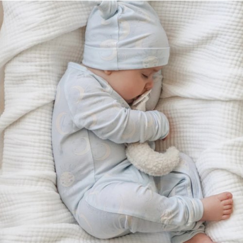 Zip Romper | Celestial Blue (NO FRILL) – Little and Fern