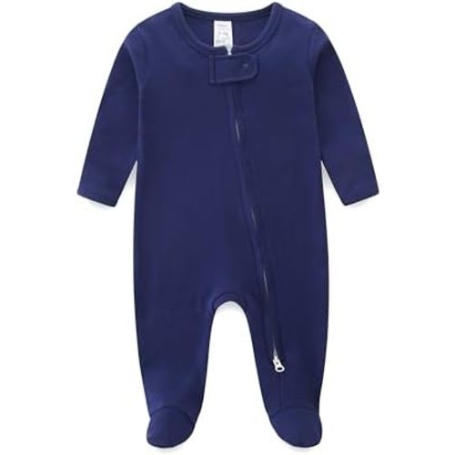 Baby Girl Boy Zipper Sleepers Clothes,Cotton Toddler Pajamas,Cute Onesie Outfits Newborn Footies