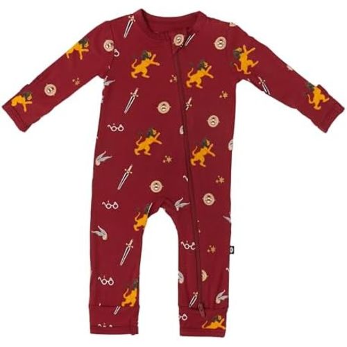 KYTE BABY Unisex Rayon Made From Bamboo Zippered Rompers 0-24 Months