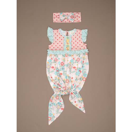 Lilly Belle Cottontail Knot Gown W/ Headband