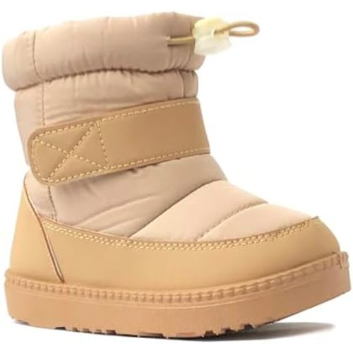 REDVOLUTION Kids Boots Toddler Girls Cute Butterfly Bow | PomPom PU leather Boot (Toddler/Small Kid)