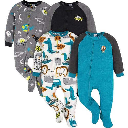 Gerber Baby Boys’ 2-Pack Sleep ‘N Play Pajamas