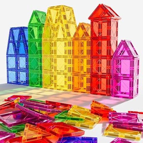 Magnetic Tiles Building Blocks for 3 4 5 6 7 8+ Years Old Boys Girls